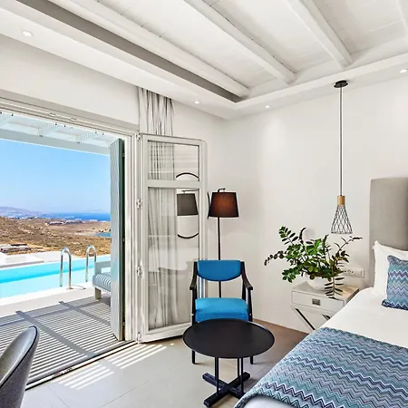 Hotell Epic Blue Mykonos Houlakia (Mykonos)